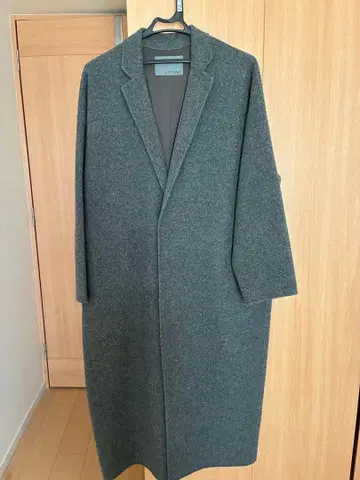 uncrave 그레이 롱 코트