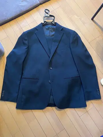 비즈니스 수트 싱글 버튼 블랙 취주악 시민 악단 의상 남성용 무지