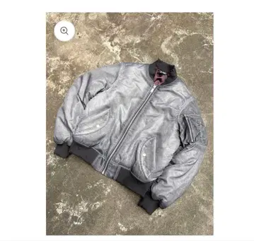 그레이 MA-1 플라이트 자켓 L