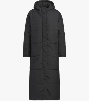 adidas 다운 자켓 롱 코트 블랙 L