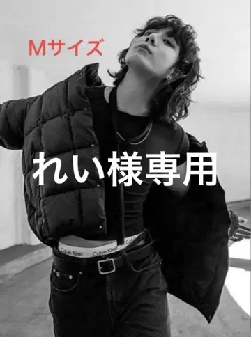 Calvin Klein 블랙 다운 자켓 M 사이즈