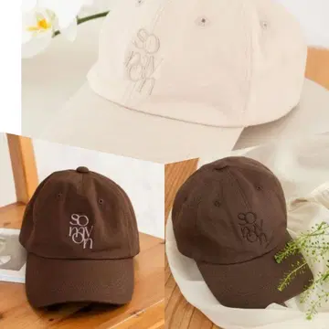 [ 가격 인하 ] somyon 소미온 자수 로고 캡 3종 세트