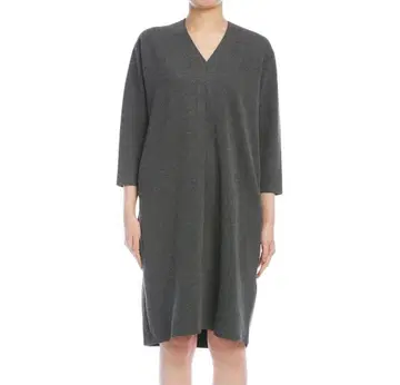 B.C STOCK 스무스 니트 미디엄 기장 그레이 원피스