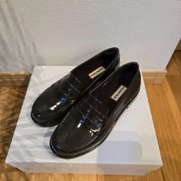 HUNTER 레인 로퍼 22.5cm