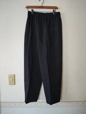 일본제 3L  팬츠 블랙 허리밴딩 다크코어