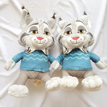 주토피아2 FukuFuku V-BIG 봉제 인형 파우버트 2세트
