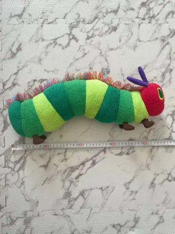 배고픈 애벌레 봉제 인형 약 46cm