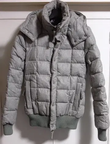 하자품 AKM DUVETICA 퀼팅 다운 자켓 S