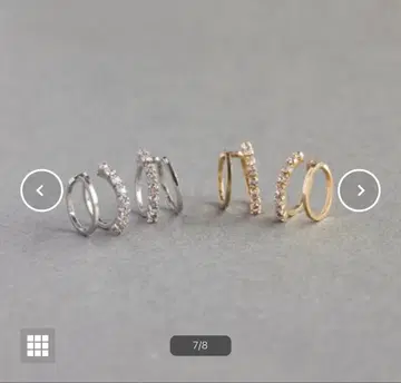 Phoebe 그리밍 비즈 귀걸이 트위스트 디자인