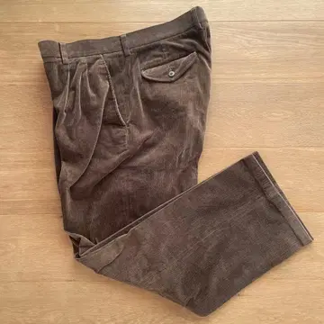 라코스테 브라운 코듀로이 골프