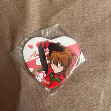 에반게리온 하트 캔뱃지 아스카