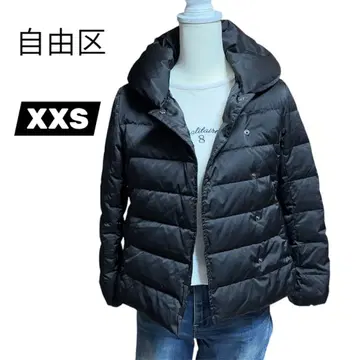 자유구 다운 코트 30 블랙 숄카라 숏 기장 온워드 카시야마 새상품급