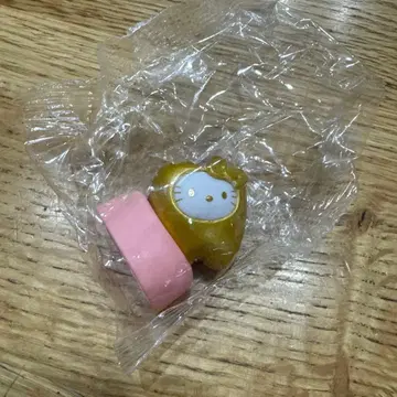 [익명 배송] 레어 산리오 헬로키티 골드 금니 가챠가챠