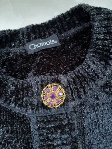 가디건 몰 니트 chamois