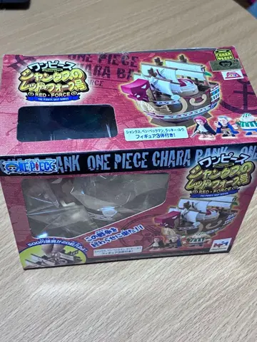 원피스 저금통 샹크스의 레드 호스호 피규어 세트 미개봉 새상품