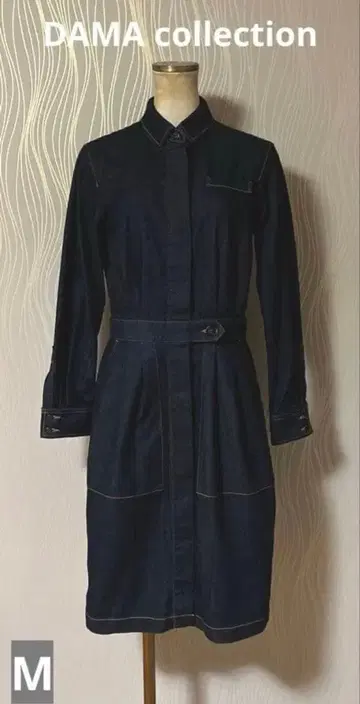 DAMA collection 데님 롱 원피스