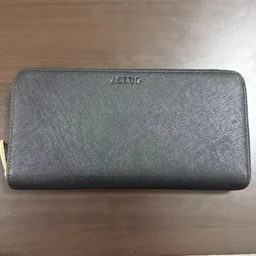 ACLUO 라운드 지퍼 장지갑