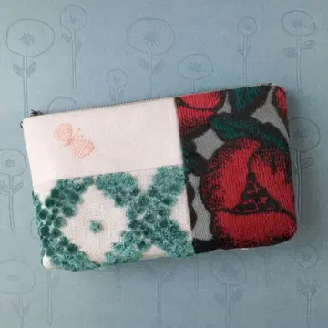 패치워크 파우치*jardin*미나 페르호넨*카드 포켓 부착!