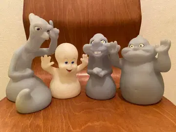 캐스퍼 피규어 4개 세트 소프트 비닐