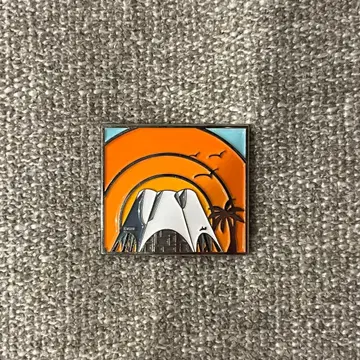 오사카 간사이 엑스포 카타르 파빌리온 핀 배지