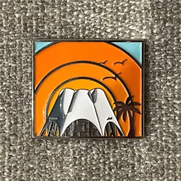 오사카 간사이 엑스포 카타르 파빌리온 핀 배지