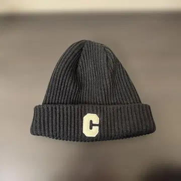 C 니트 모자