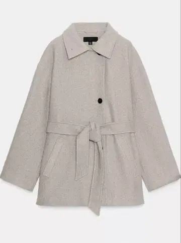 ZARA 소프트 더블 포지션 칼라 코트 M 사이즈