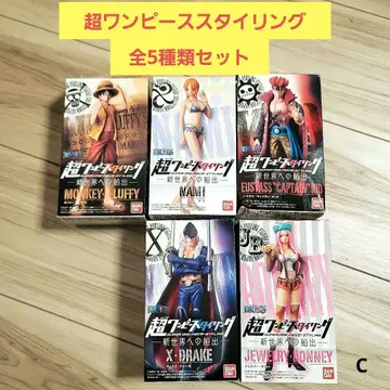 초 원피스 스타일링 신세계로의 출항편 피규어 6종