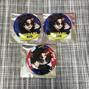 스트그라 Buddy's Mission PUS 이누가미 리오 캔뱃지 3개