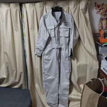 BRIDGESTONE 라이트 그레이 작업복 L 사이즈