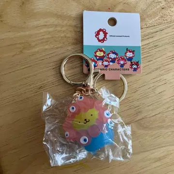 만박 미야쿠미야쿠 클리어 컬러 키링 폼폼푸딩