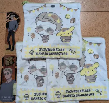 주술회전 시부야 사건 x 산리오 캐릭터즈 파우치 컬렉션 나나미 3개 덤