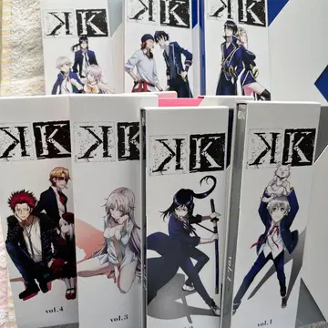 [애니메이션 K] Blue-ray+CD 2장 세트 전 7권 킹 레코드