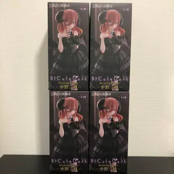 5등분의 신부 BiCute Dark 피규어 나카노 미쿠 4종 세트