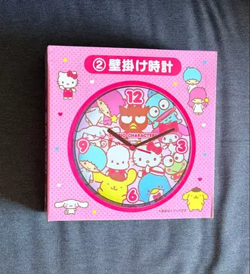 산리오 캐릭터 벽걸이 시계