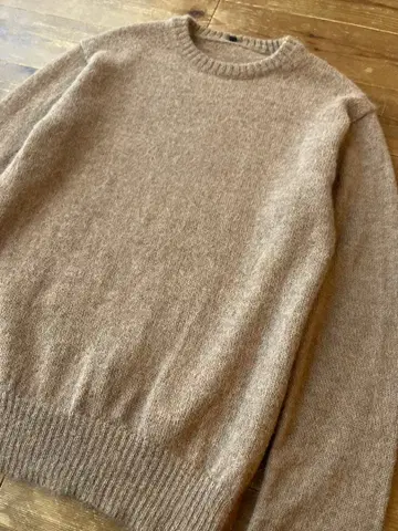 [레어] MUJI 무인양품 알파카 100% 크루넥 니트 스웨터 M