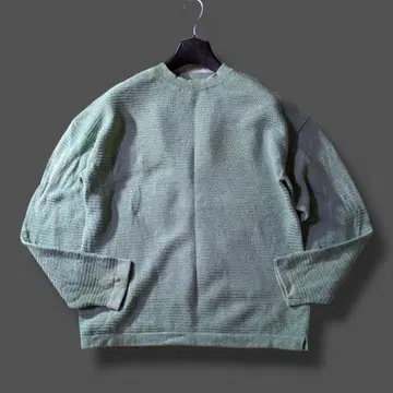 batoner 코튼 맨투맨 니트 라임 bn-22sm-034