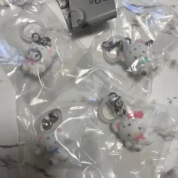 메지루시 액세서리 후와후와 스노우 4개 세트 산리오