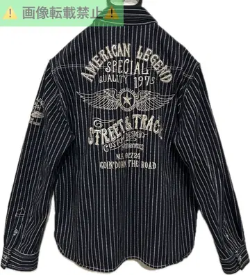 VANSON 워배시 자수 메탈 버튼 긴팔 웨스턴 셔츠 XL