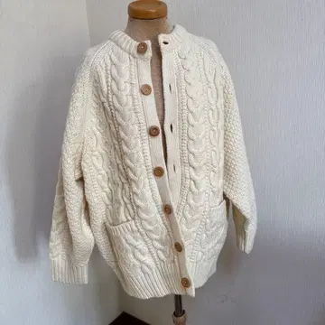 프릭스스토어 케이블 니트 가디건