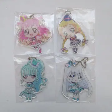 원더풀 프리큐어 SD 키링 4개 세트