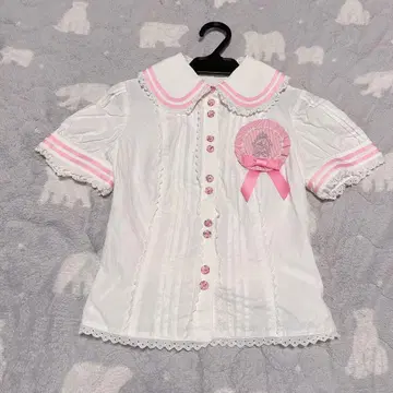 [ 구 택 ] angelicpretty 와펜 브로치 포함 세일러 블라우스