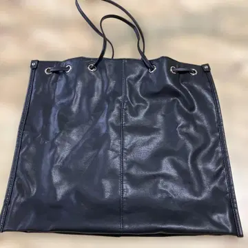 블랙 토트백 빅 사이즈 드로우 스트링 새상품급