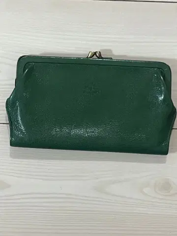 일비종떼 그린 가죽 장지갑