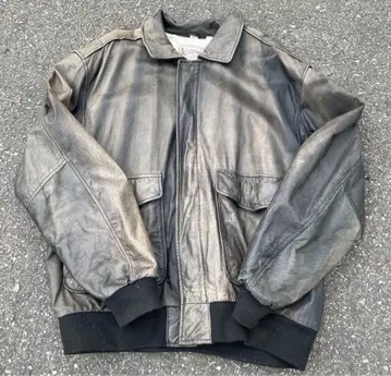 AEROPOSTALE 에어로포스텔 가죽 자켓 블루종 구제 의류 L