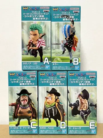 전 5종 월드 컬렉터블 피규어 원피스 샤봉디 제도 최악의 세대