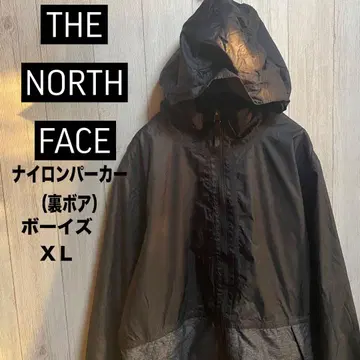 THE NORTH FACE 나일론 후드티 보이즈 XL 블랙/그레이