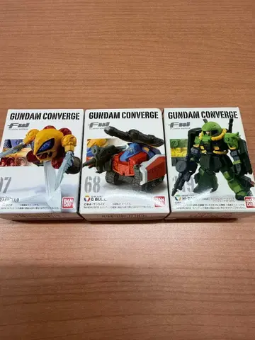 GUNDAM CONVERGE 피규어 (3개 세트)