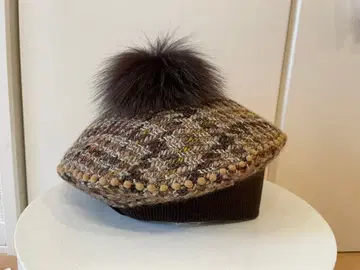 사에라 trictrac 트위드 베레모