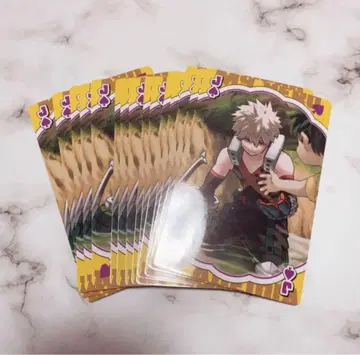 바쿠고 카츠키 BIG 카드놀이 스페이드 J 나의 히어로 아카데미아